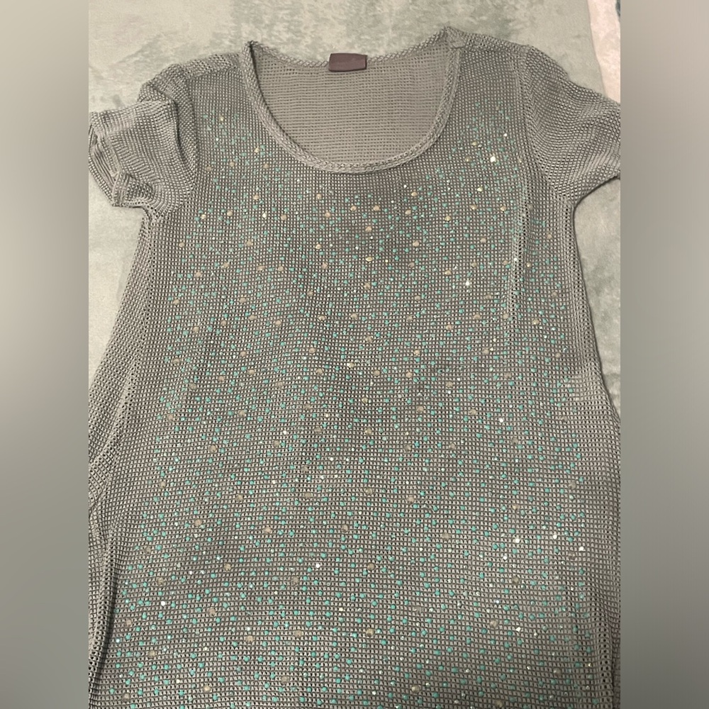 Vocal Sparkling Gray Women's Swim Coverup